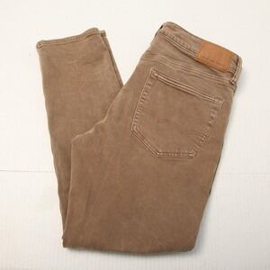 American Eagle Jeans Mens 32x30 Actual 32x28 Brown Easyflex Athletic Tapered